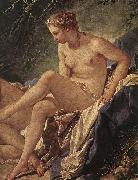 Francois Boucher Diana Resting after her Bath oil